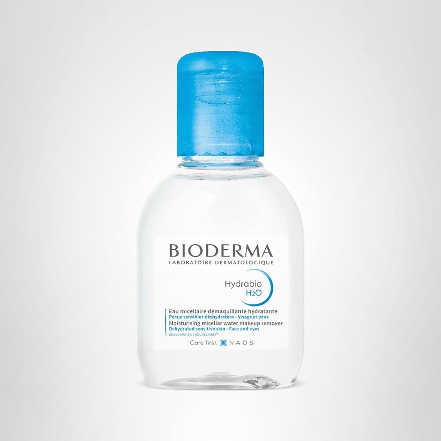image:imageBioderma Hydrabio H2O Micellar Water Face Cleanser and Makeup Remover Micellar Cleansing Water for Dehydrated Sensitive Skin338 Fl Oz Pack of 1