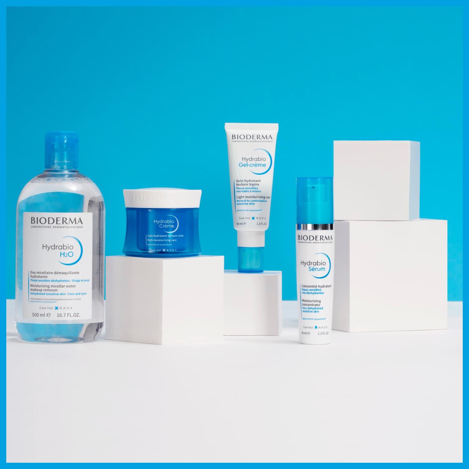image:imageBioderma Hydrabio H2O Micellar Water Face Cleanser and Makeup Remover Micellar Cleansing Water for Dehydrated Sensitive Skin833 Fl Oz Pack of 1