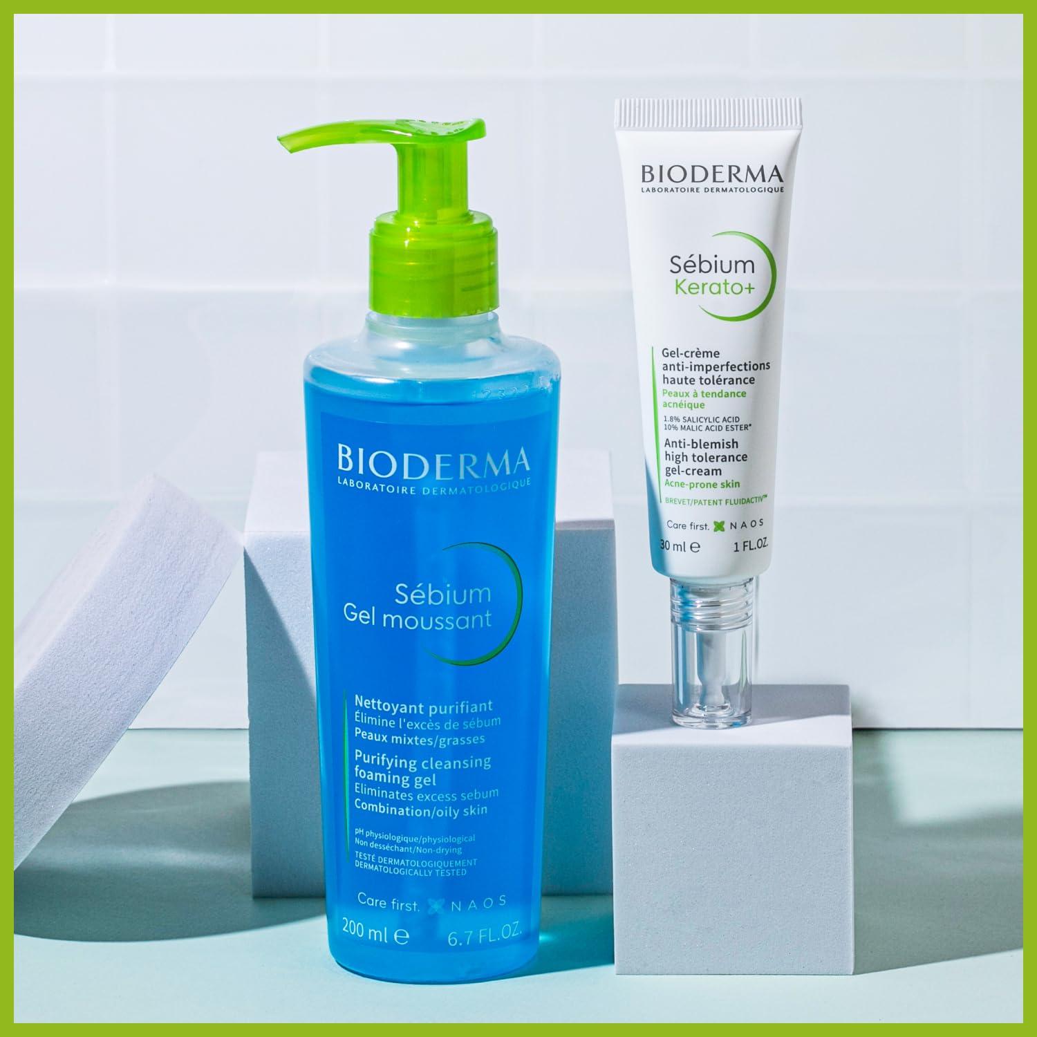 image:imageBioderma Sbium H2O Micellar Water Facial Cleanser and Makeup Remover Face Cleanser for Combination to Oily SkinWithout Pump
