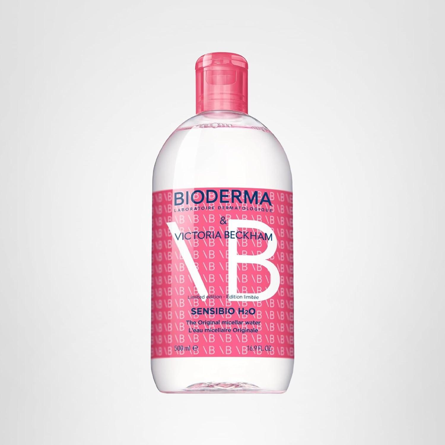 image:imageBioderma Sensibio H2O Micellar Water Makeup Remover Cleanser Face Cleanser for Sensitive Skin167 Fl Oz Limited Edition designed by Victoria Beckham