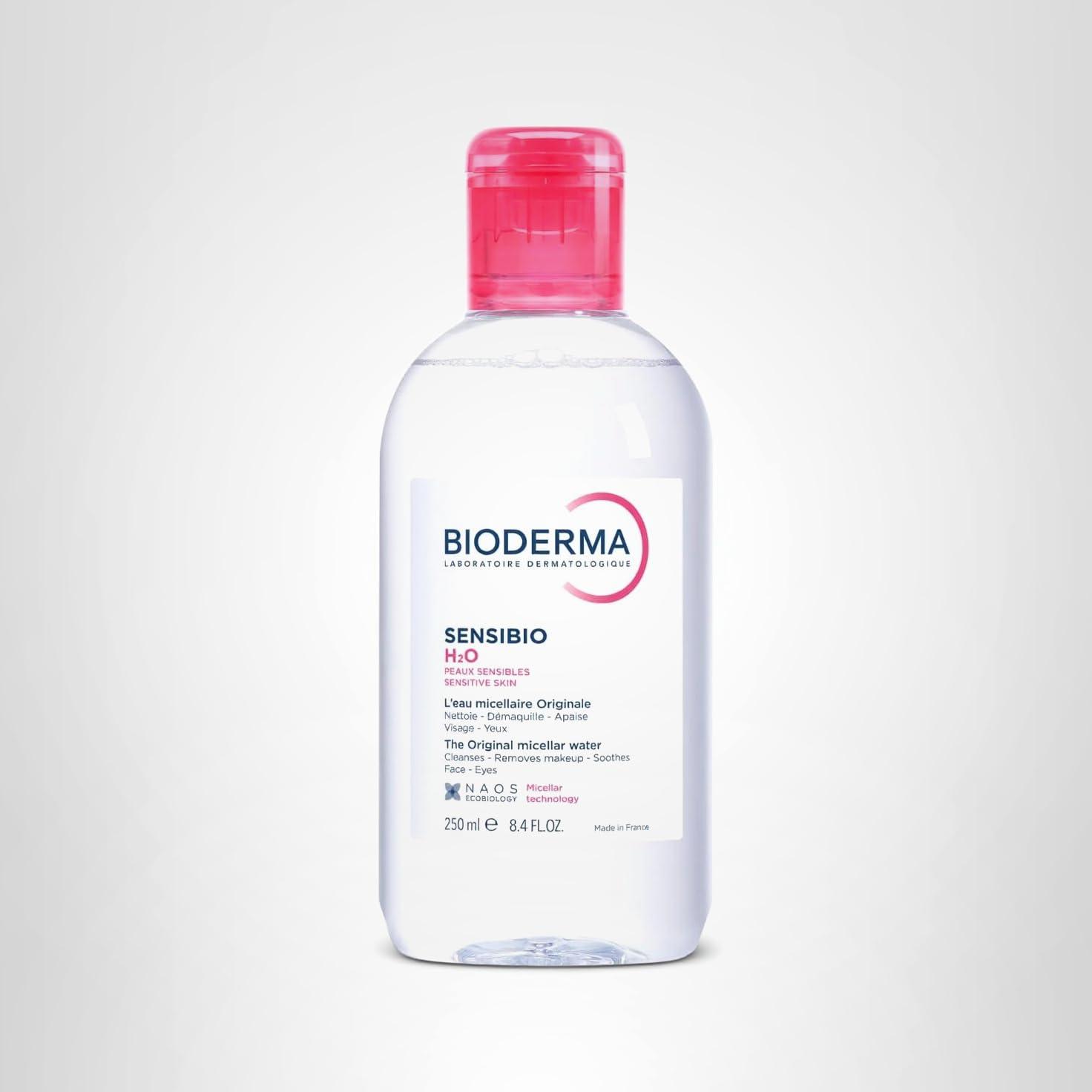 image:imageBioderma Sensibio H2O Micellar Water Makeup Remover Cleanser Face Cleanser for Sensitive Skin84 Fl Oz Pack of 1