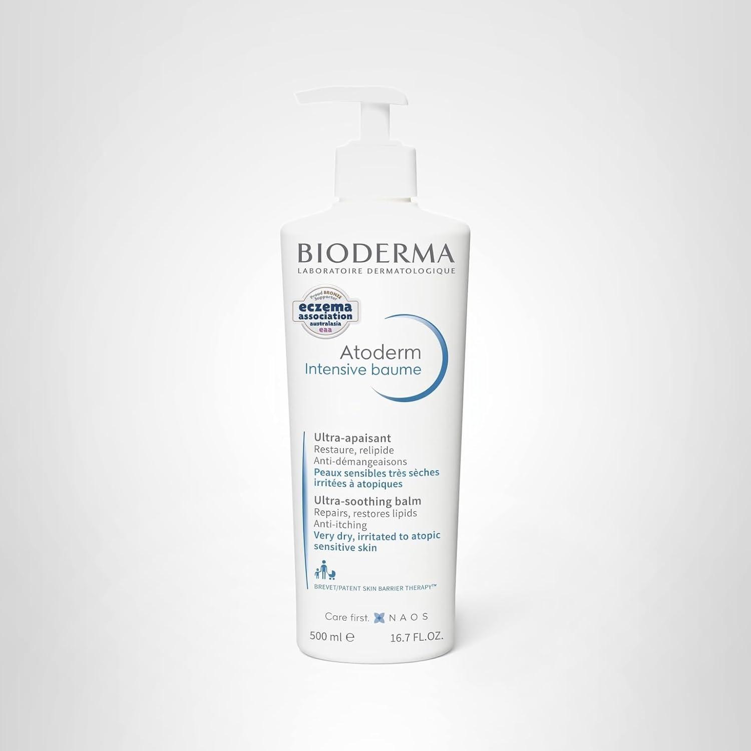 image:imageBioderma Atoderm Intensive Balm Hydrating Balm for Dry to Atopic Sensitive Skin Face amp Body Moisturizer with Ultra Soothing AntiItching Formula FragranceFree NonGreasy amp NonSticky for Family167 Fl Oz Pack of 1