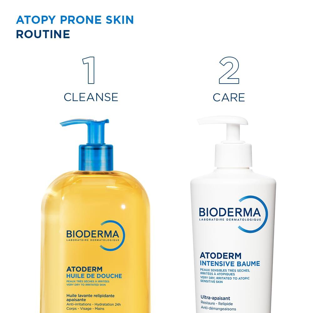 image:imageBioderma Atoderm Intensive Balm Hydrating Balm for Dry to Atopic Sensitive Skin Face amp Body Moisturizer with Ultra Soothing AntiItching Formula FragranceFree NonGreasy amp NonSticky for Family167 Fl Oz Pack of 1
