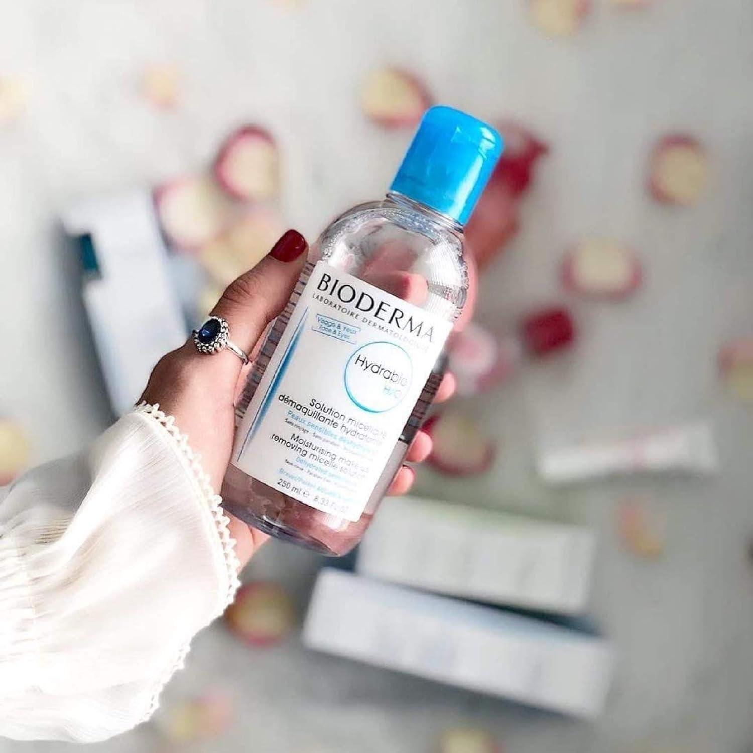 image:imageBioderma Hydrabio DUO H2O Micellar Water Cleansing and MakeUp Removing for Dehydrated Sensitive Skin 334 Fl Oz