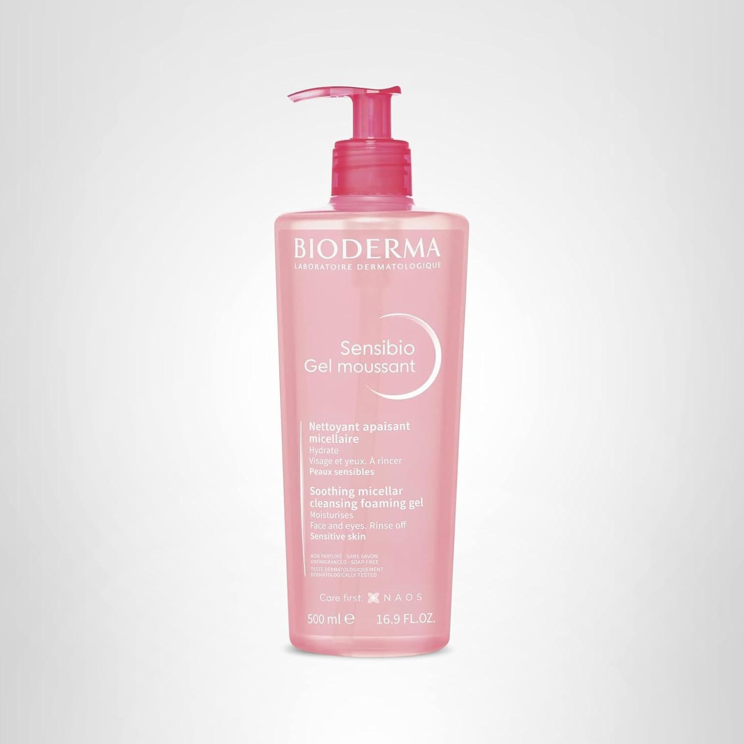 image:imageBioderma Sensibio Micellar Cleansing and Makeup Removing Foaming Gel for Sensitive SkinUnscented