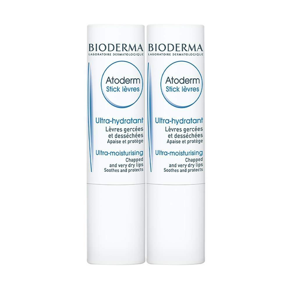 image:imageBioderma Atoderm Lip Stick Hydrating Soothing and Renewing Lip Stick for Dry Lips2 Count Pack of 1