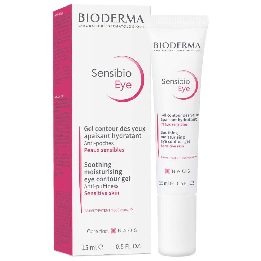 image:imageBioderma Eye Gel Sensibio Moisturizing and Visibly Reduces Fine Lines Skin Soothing Eye Gel for Sensitive Skin
