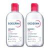 Bioderma – Sensibio – H2O Micellar Water – Makeup Remover Cleanser – Face Cleanser for Sensitive Skin(16.7 Fl Oz (Pack of 2))