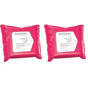 Bioderma – Sensibio H2O Wipes – Cleansing and Makeup Removing – Skin Soothing – for Sensitive Skin – 25 Wipes(Unscented)