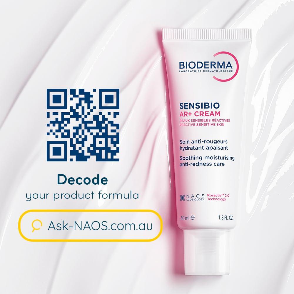image:imageBioderma Sensibio AR Cream Facial Redness Relief Lotion for Sensitive Skin Soothing and Moisturizing Care