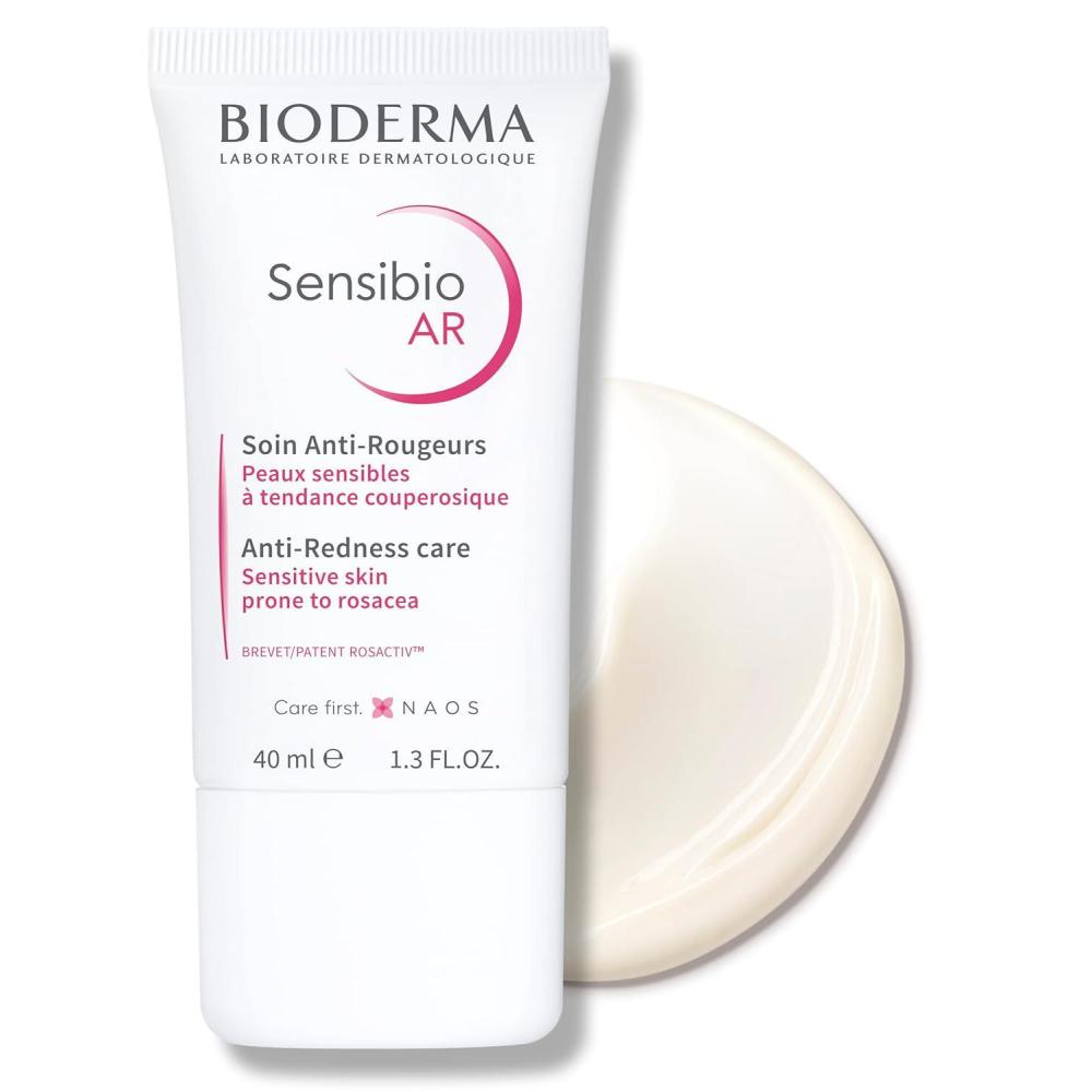 image:imageBioderma  Sensibio AR Cream  Facial Redness Relief Lotion  Skin Soothing and Moisturizing  Face Lotion for Sensitive Skin