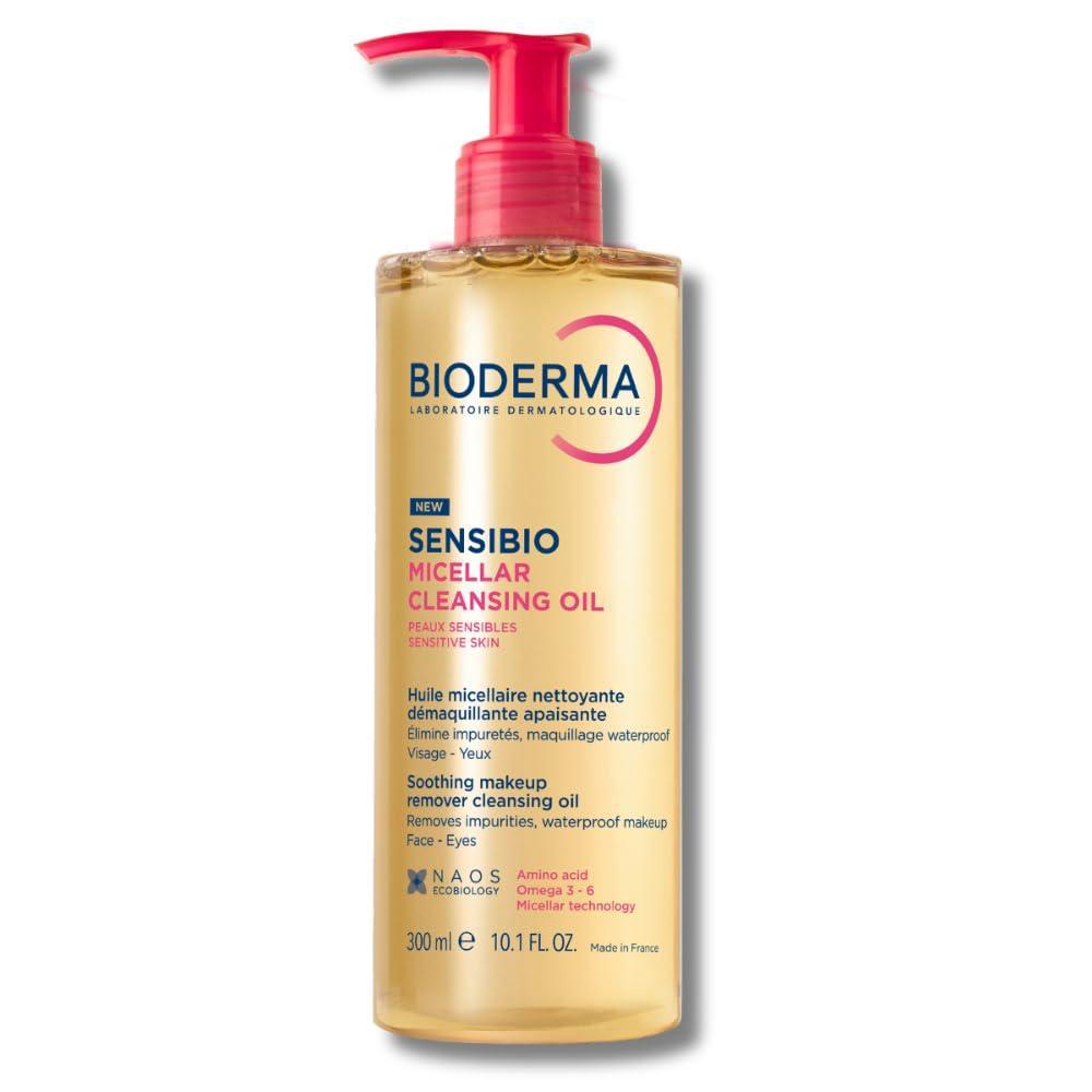 image:imageBioderma Sensibio Micellar Cleansing Oil 1st Ecobiological Micellar Formula Gentle Face Cleanser That Deeply Cleanses101 Fl Oz Pack of 1