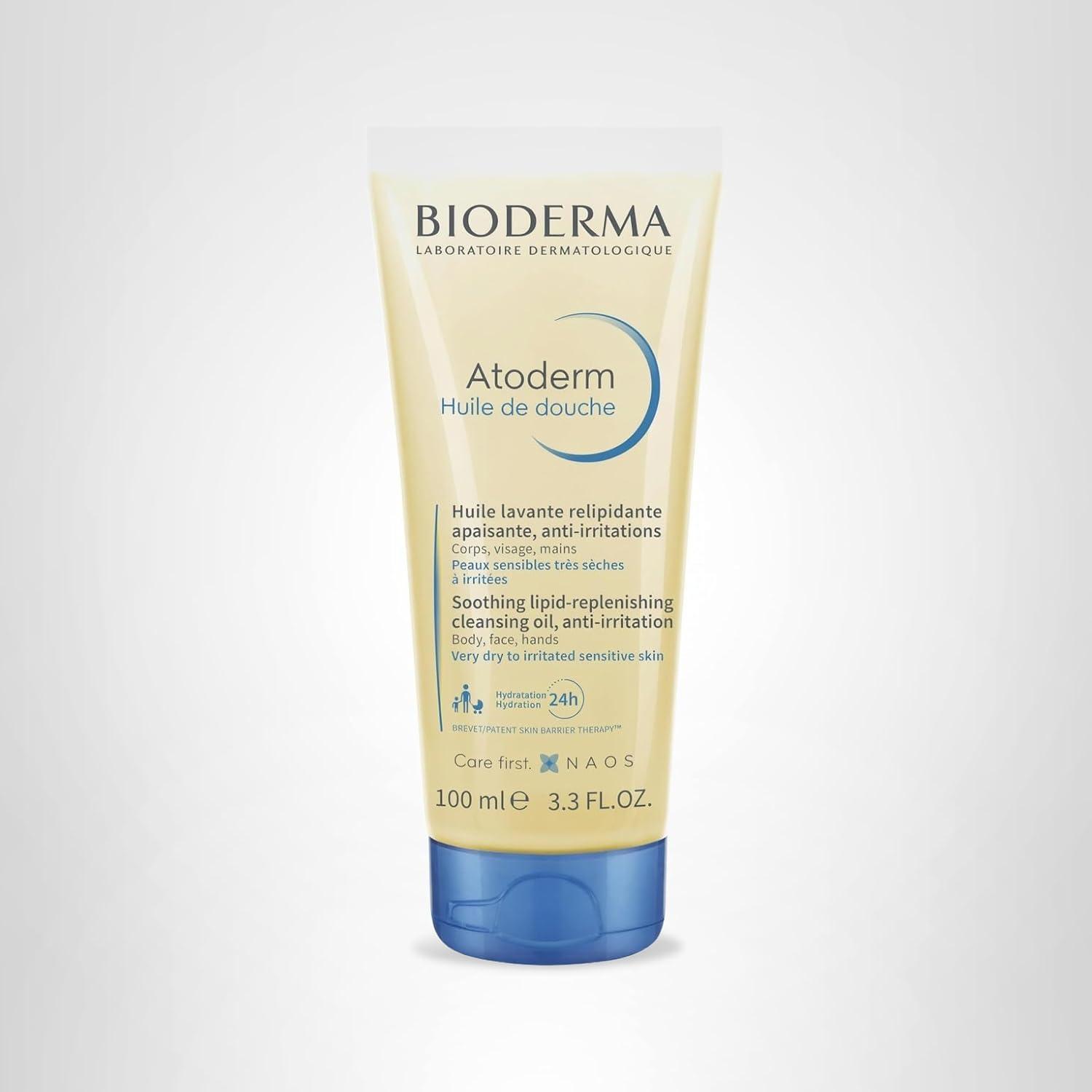 image:imageBioderma Atoderm Shower Oil Cleansing Oil For Face amp Body Nourishing Cleansing Oil For Dry to Atopic Sensitive Skin For Softer amp Smooth Skin For Your Whole Family34 Fl Oz Pack of 1