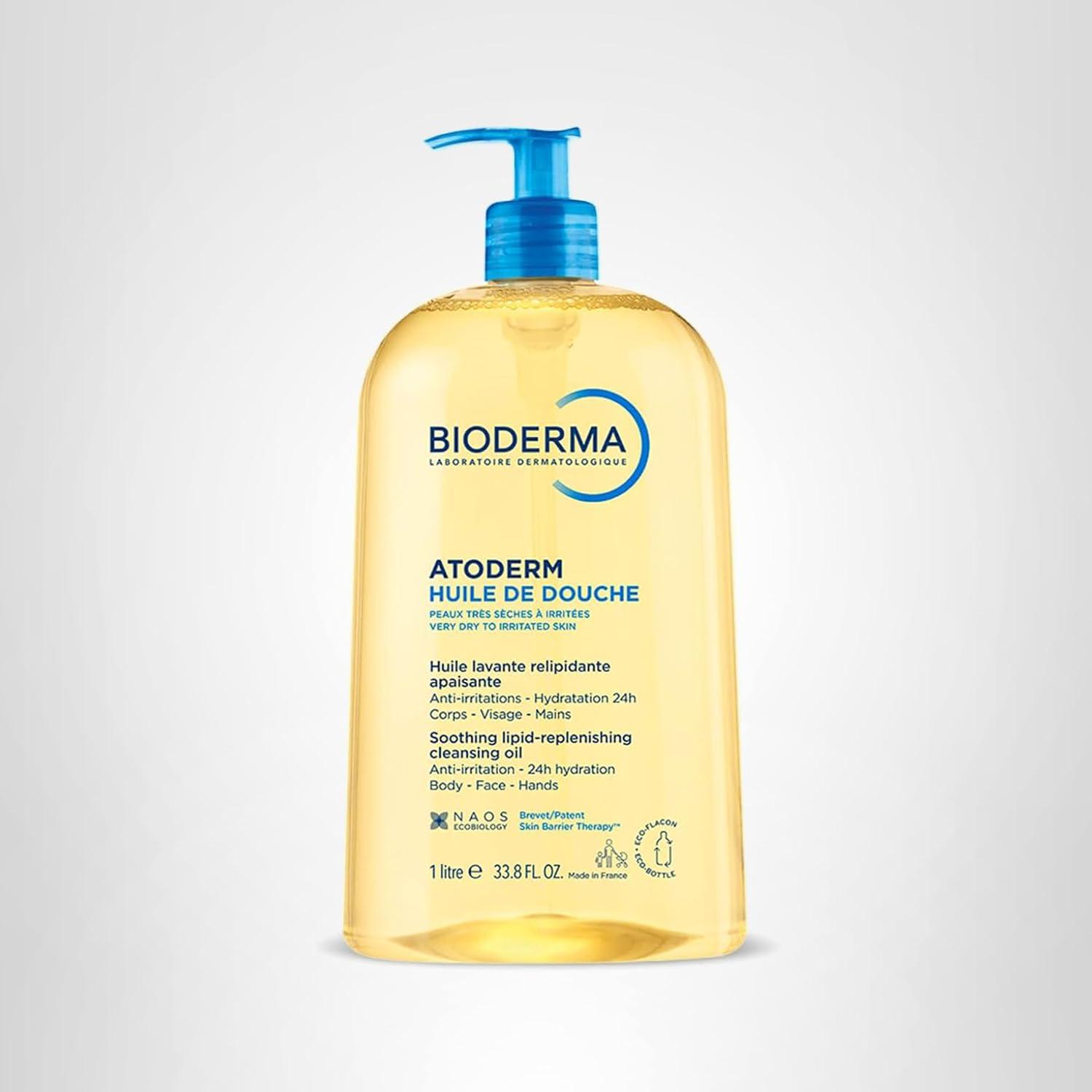 image:imageBioderma Atoderm Shower Oil Cleansing Oil For Face amp Body Nourishing Cleansing Oil For Dry to Atopic Sensitive Skin For Softer amp Smooth Skin For Your Whole Family338 Fl Oz Pack of 1
