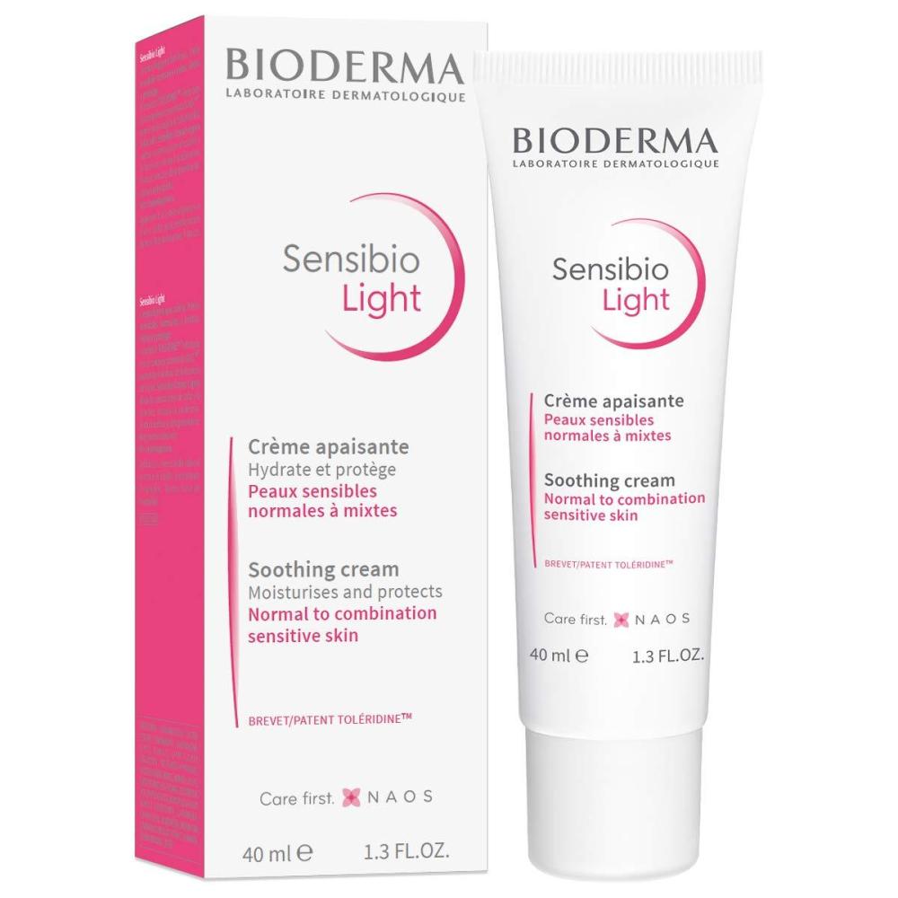 image:imageBioderma Face Moisturizer Sensibio Light Cream Skin Soothing Face Cream for Sensitive Skin