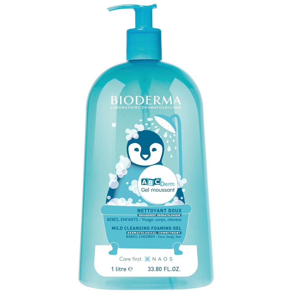 image:imageBioderma ABCDerm Foaming Gel Gentle Skin Cleanser and Moisturizing Body Wash for Babies and Children 338 Fl Oz