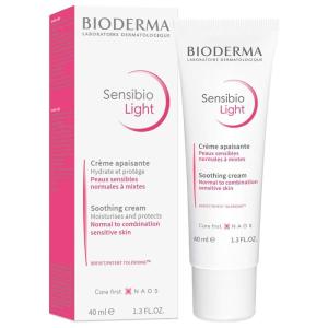Bioderma – Face Moisturizer – Sensibio – Light Cream – Skin Soothing – Face Cream for Sensitive Skin