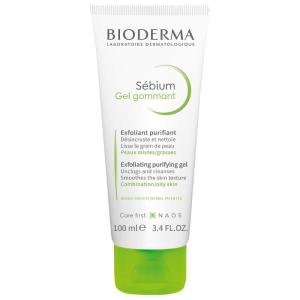 Bioderma – Sébium – Exfoliating Facial Gel – Skin Purifying and Pore Refining – Face Cleanser for Combination to Oily Skin, 3.33 Fl Oz (Pack of 1)